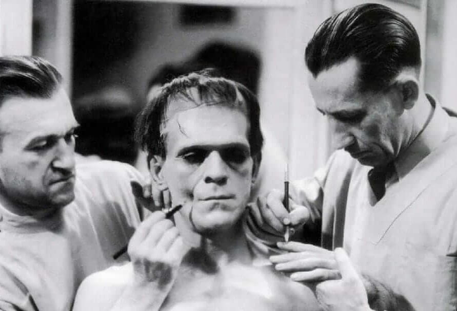 Pierce & Karloff Frankenstein