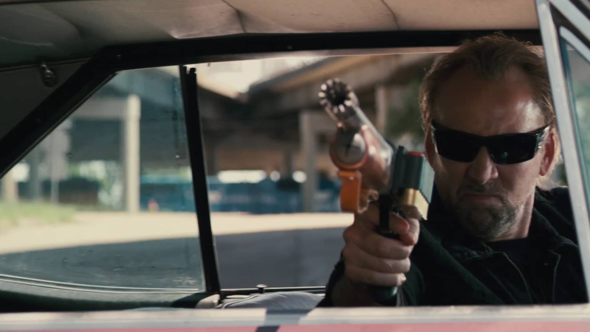 Nicolas Cage With A Gun