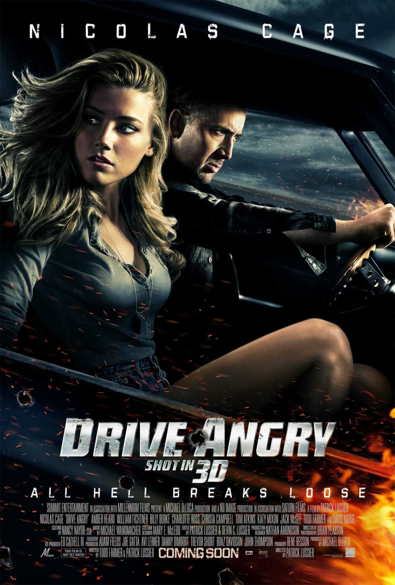 drive angry 2011 nicolas cage poster awfully good