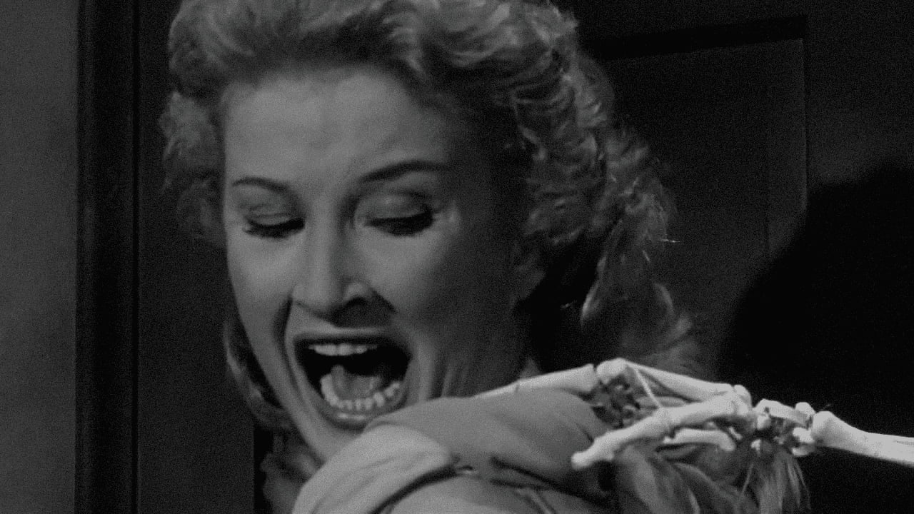 house on haunted hill 1959 skeleton hand scream