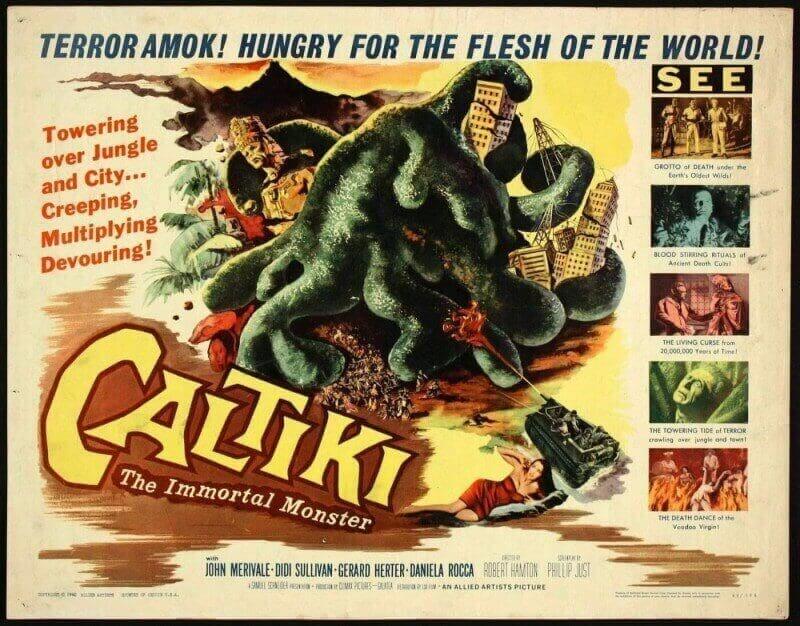 Caltiki The Immortal Monster 1959 Poster