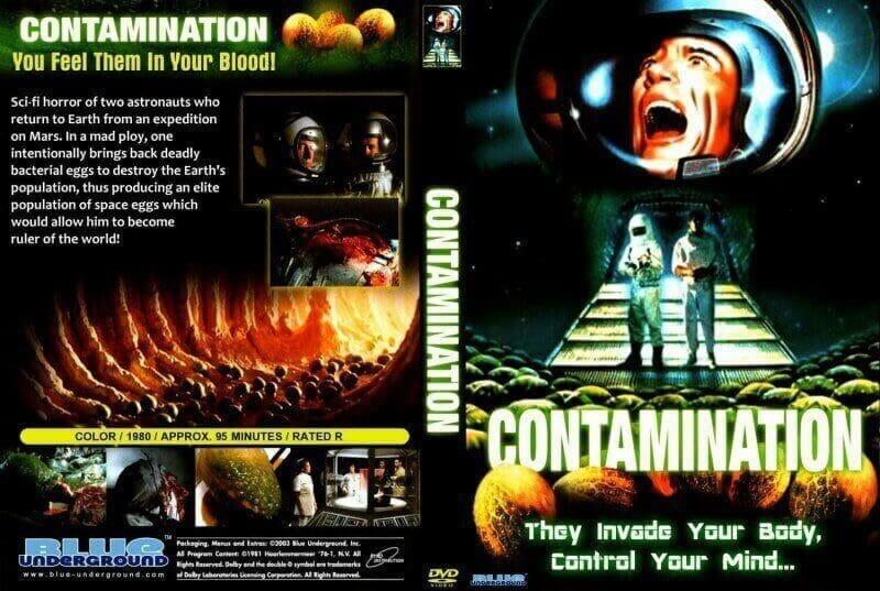 Contamination 1980 - blue underground - dvd cover
