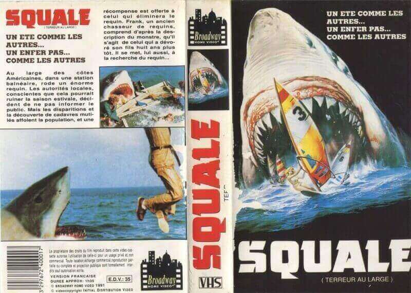 The Last Shark - Great White - Squale 1981 Vhs Cover