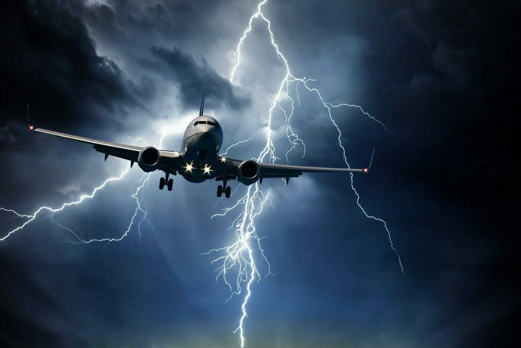 Scary Airplane Thunder Storm Scaled