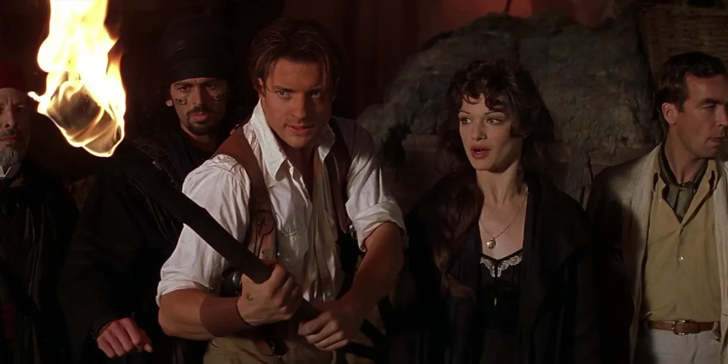 The Mummy (1999) Good Guys Standoff