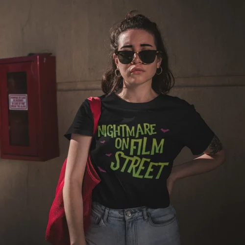 nightmare on film street horror movie tshirts