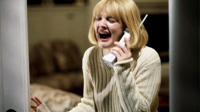 scream 1996 drew barrymore horror movie phone calls 2