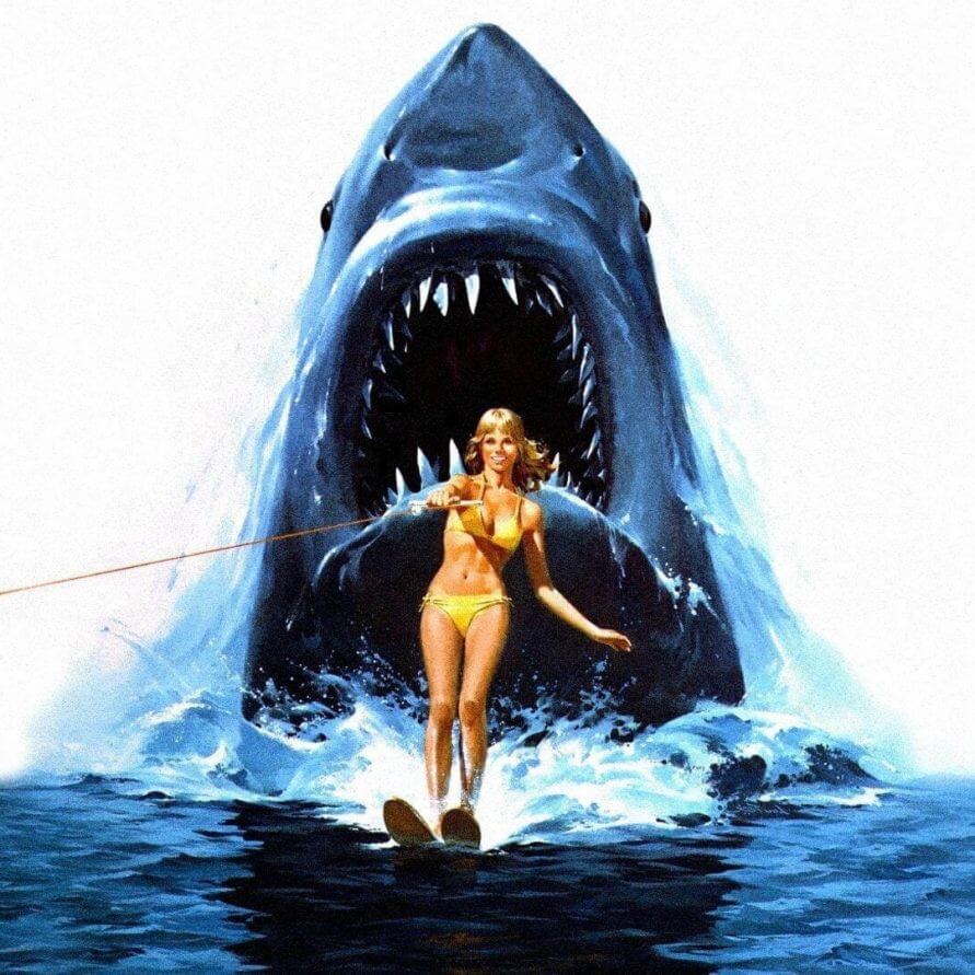 Jaws 2 (1978) Poster Cropped