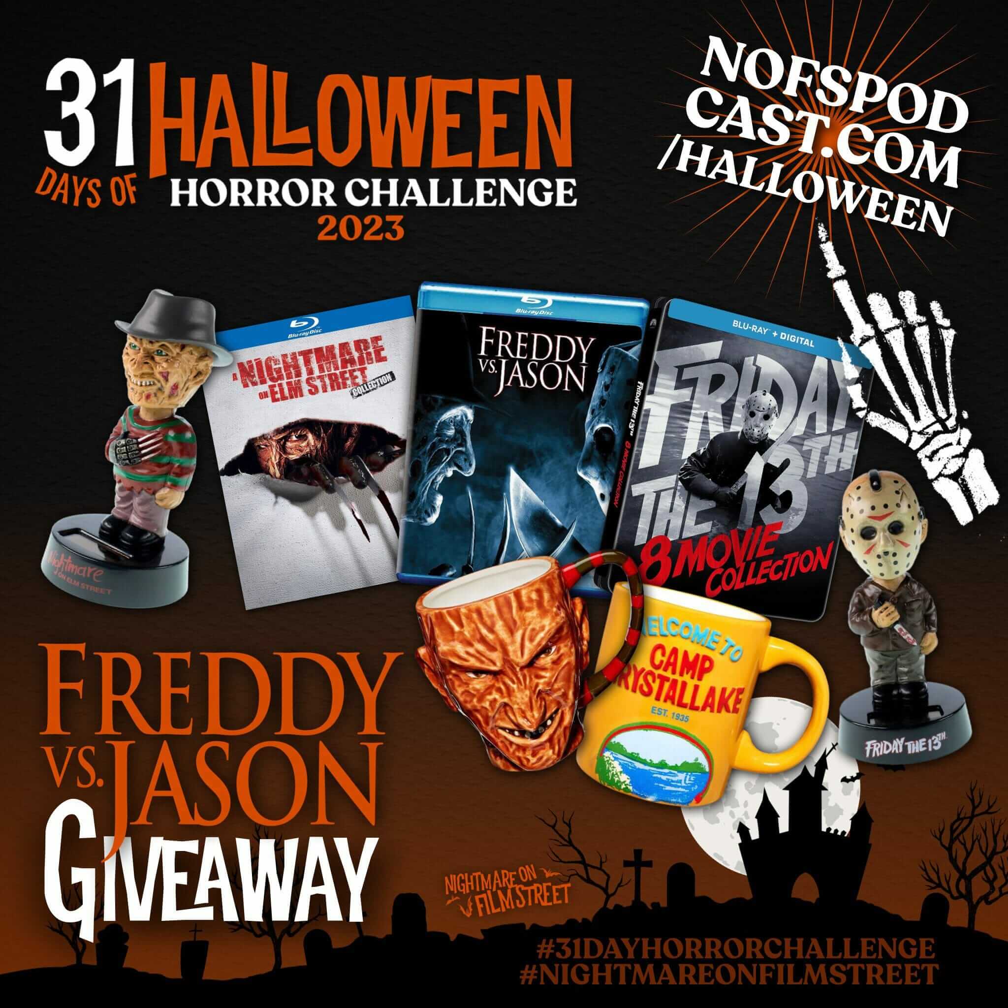 Join the Ultimate Halloween Movie Marathon with the #31DayHorrorChallenge from Nightmare on Film Street 2023