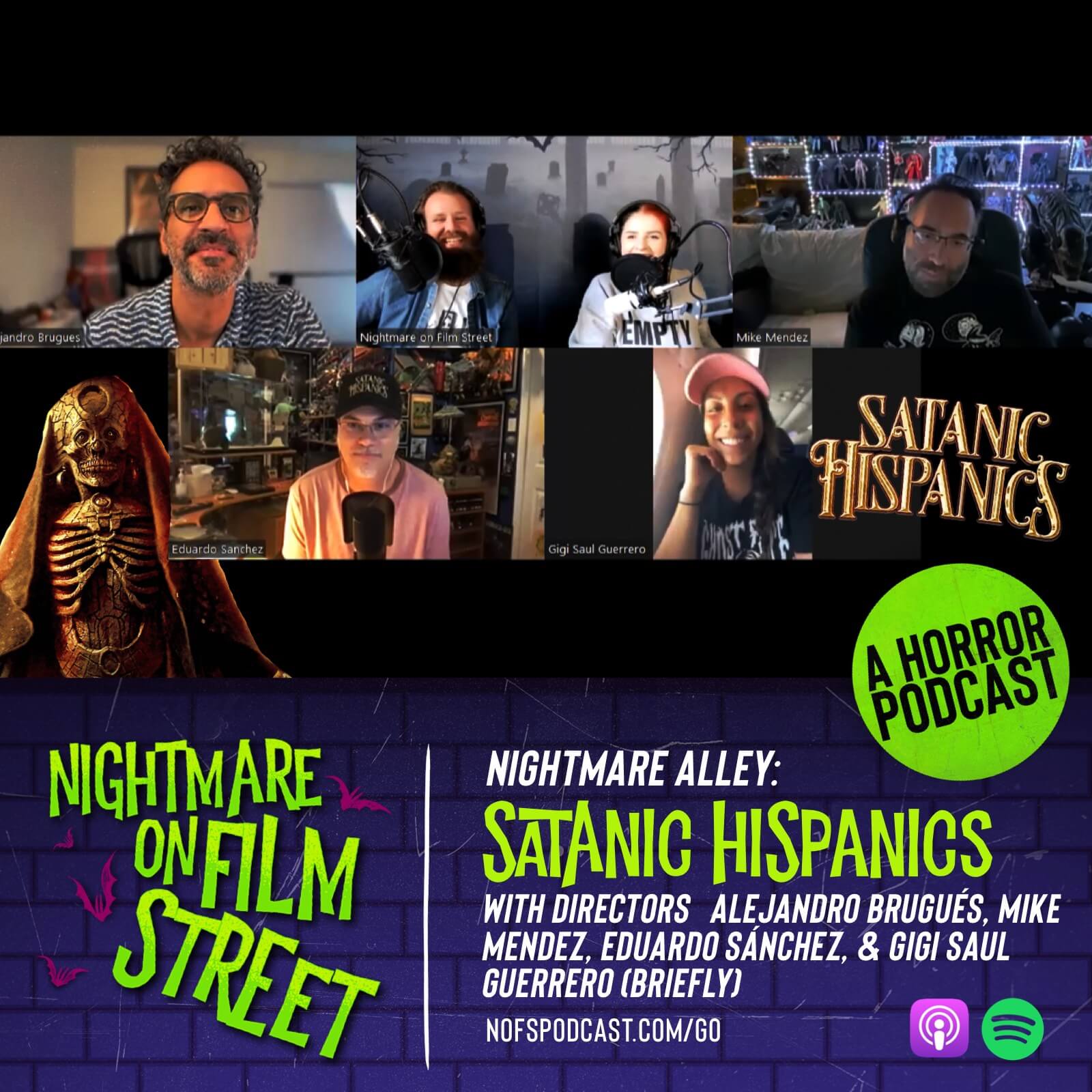 Satanic Hispanics 2023  Interview Nightmare On Film Street Horror Movie Podcast