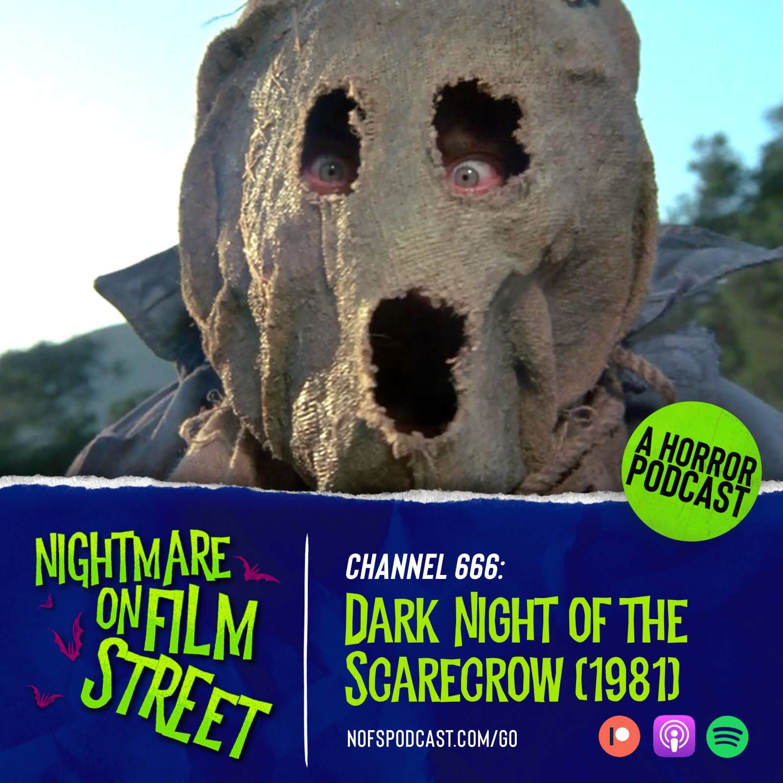 dark night of the scarecrow 1981 nightmare on film street horror movie podcast