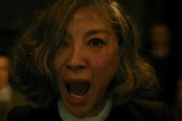 A Haunting In Venice (2023) Michelle Yeoh At The Seance