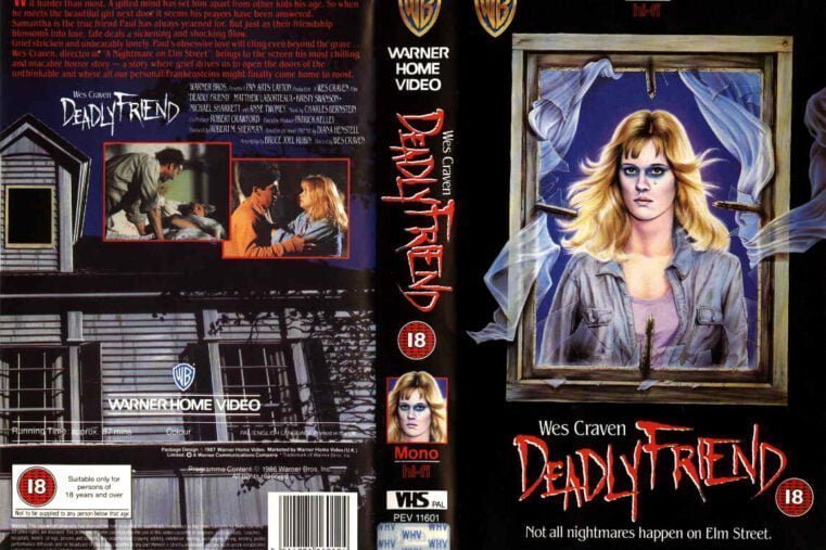Deadly Friend (1986) VHS Cover