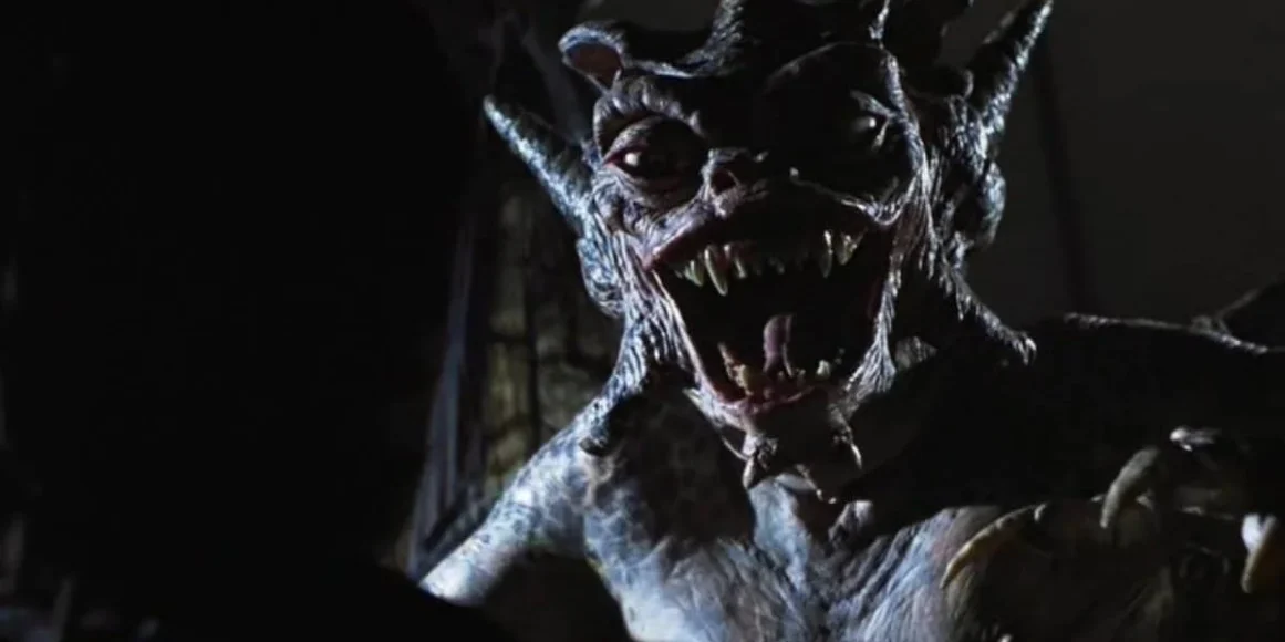 Tales From The Darkside The Movie (1990) The Gargoyle from Lover's Vow Snarls at the camera
