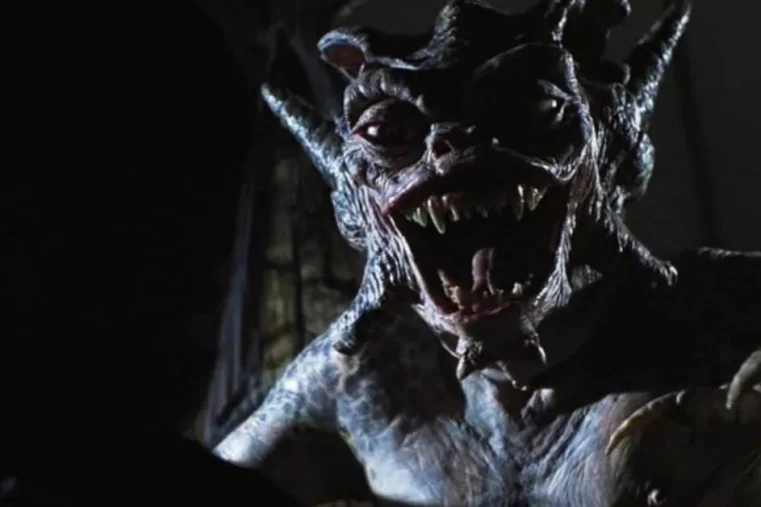 Tales From The Darkside The Movie (1990) The Gargoyle from Lover's Vow Snarls at the camera