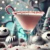 Peppermint Sandy Claws Creepy Cocktail Nightmare Before Christmas Horror Movie Cocktails