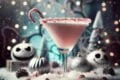 Peppermint Sandy Claws Creepy Cocktail Nightmare Before Christmas Horror Movie Cocktails