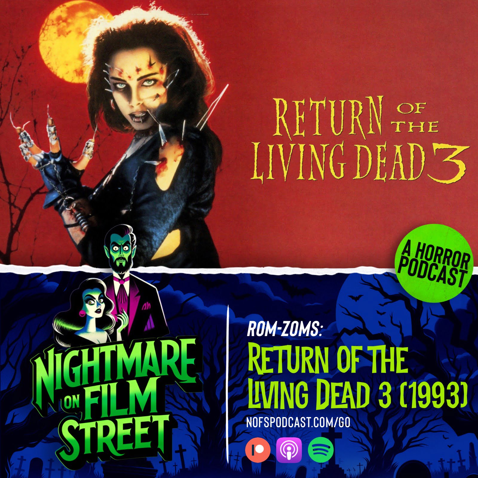 Return Of The Living Dead 3 (1993) - Nightmare On Film Street Podcast