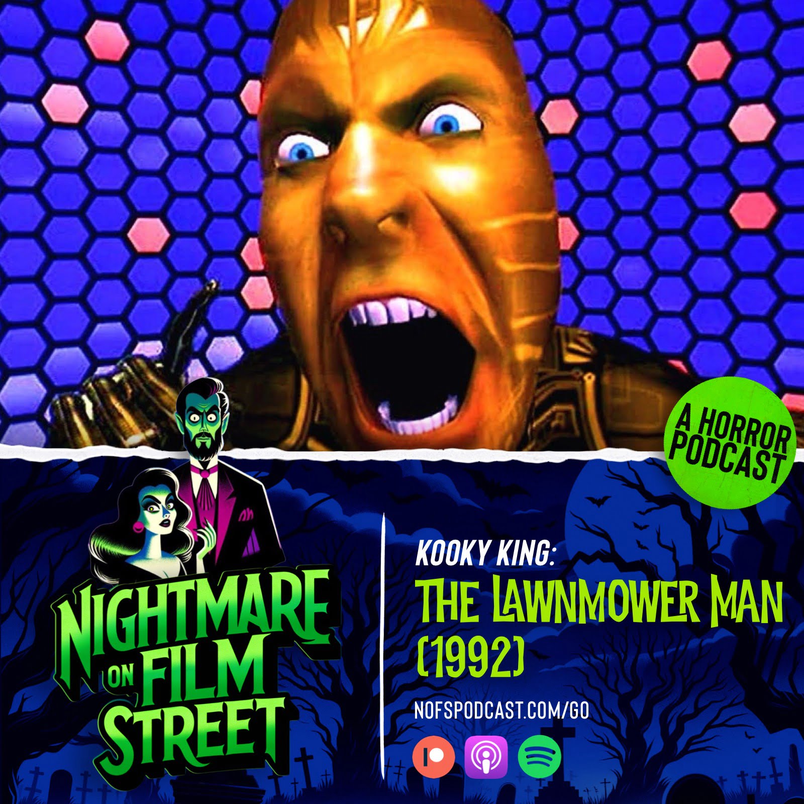 The Lawnmower Man (1992) Kooky Stephen King Nightmare On Film Street Podcast