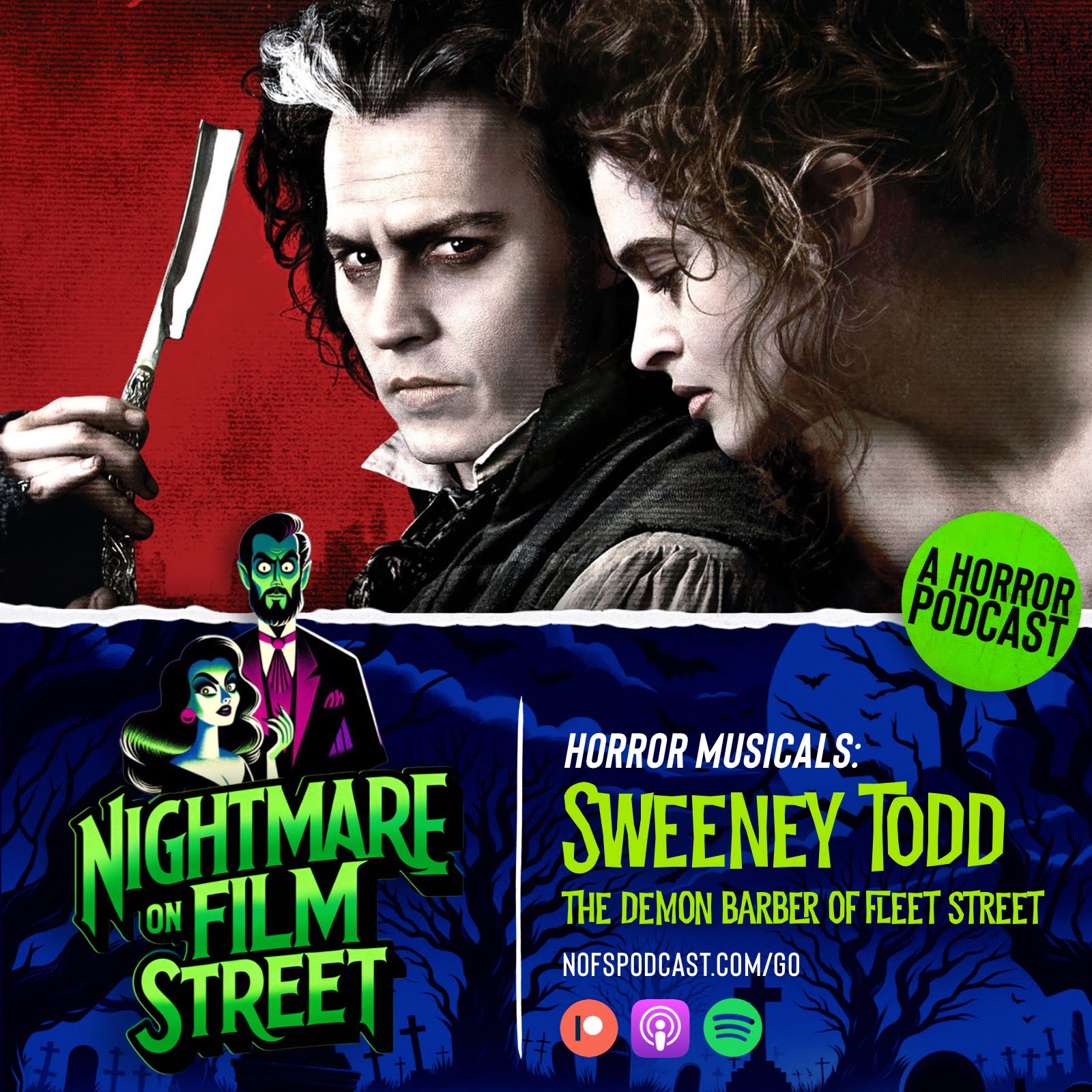Sweeney Todd - The Demon Barber Of Fleet Street (2007) Nightmare On Film Street Podcast