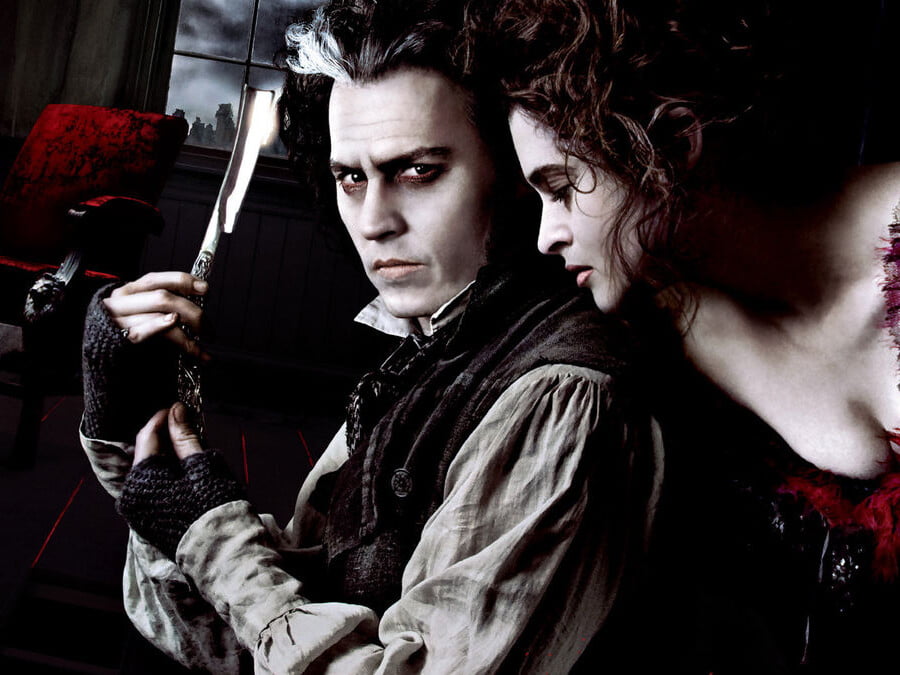 Sweeney Todd - The Demon Barber Of Fleet Street (2007) Johnny Depp And Helena Bonham Carter