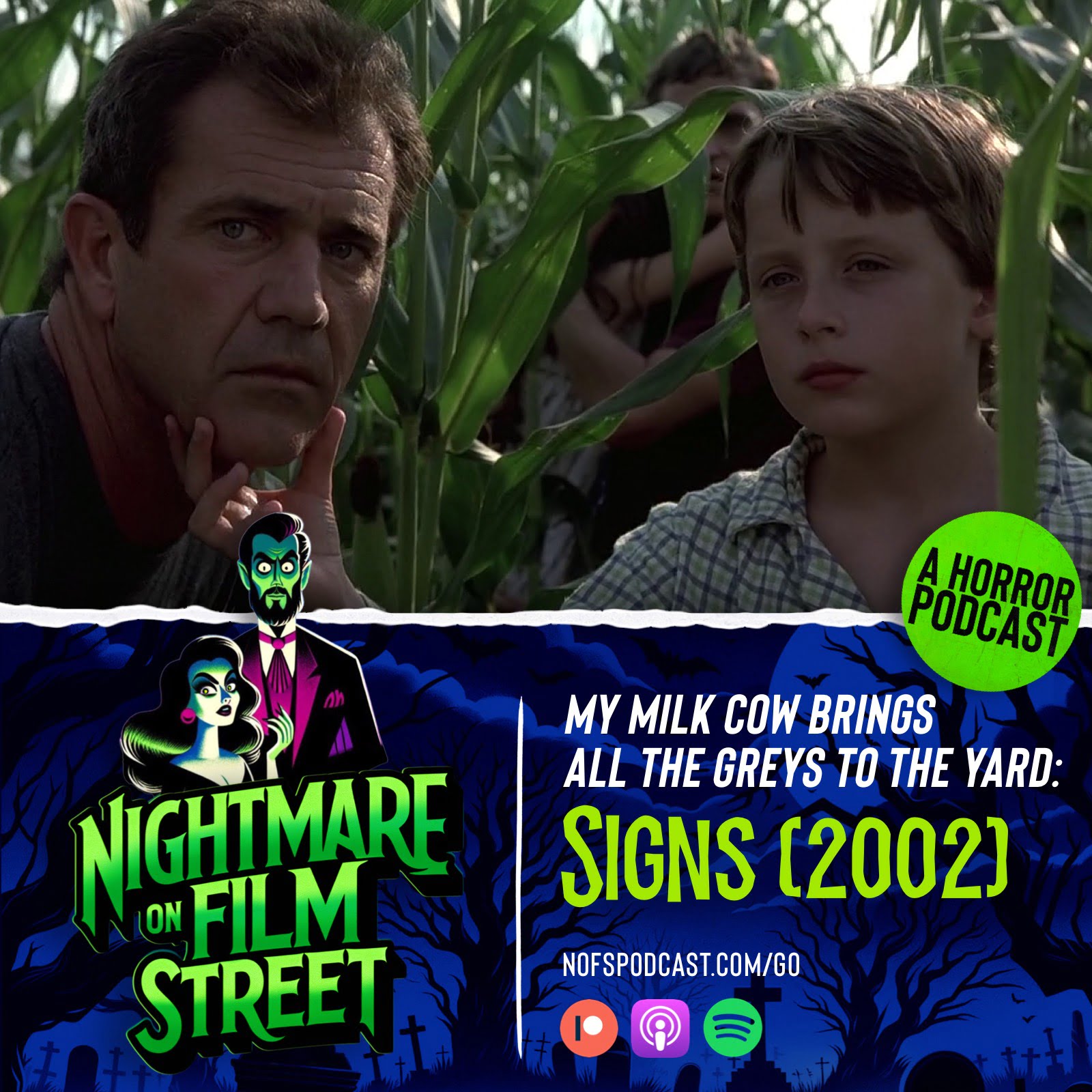 nightmare on film street best horror movie podcast signs 