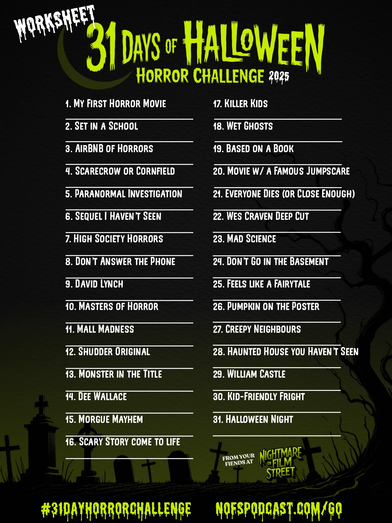 31 day horror challenge 31dayhorrorchallenge horror movie halloween watchlist nightmare on film street 5 The #31DayHorrorChallenge 2025 14 31 day horror challenge 31dayhorrorchallenge horror movie halloween watchlist nightmare on film street 5