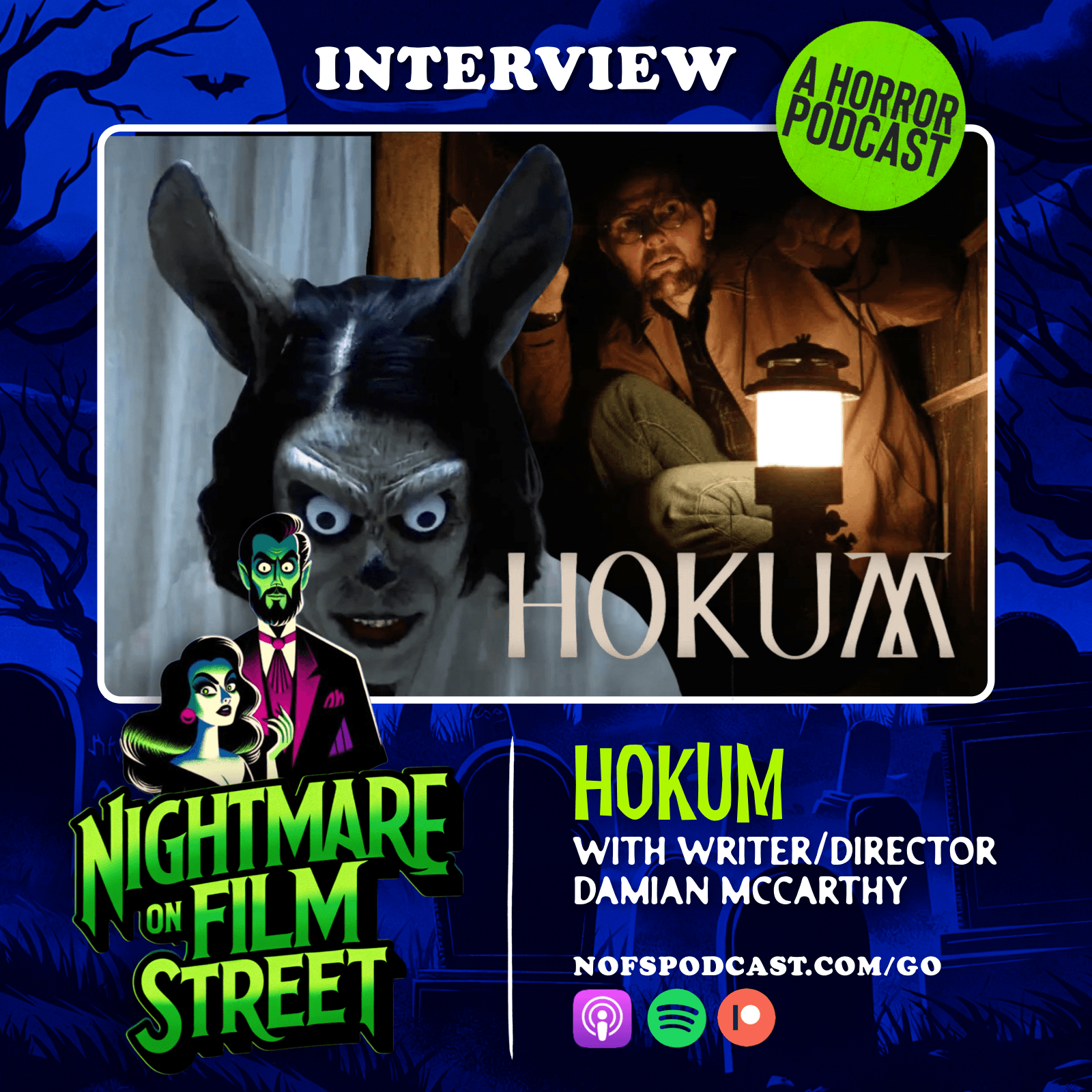 hokum movie horror movie podcast interview damian mccarthy