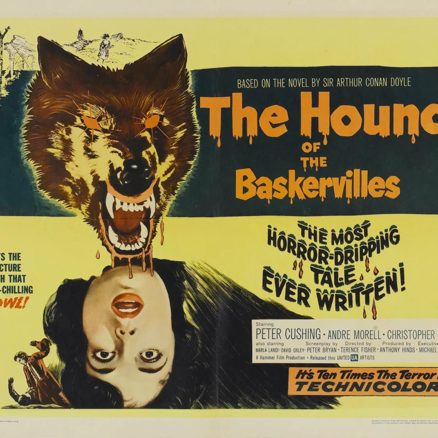 The Hound of the Baskervilles 1959 Horizontal Poster