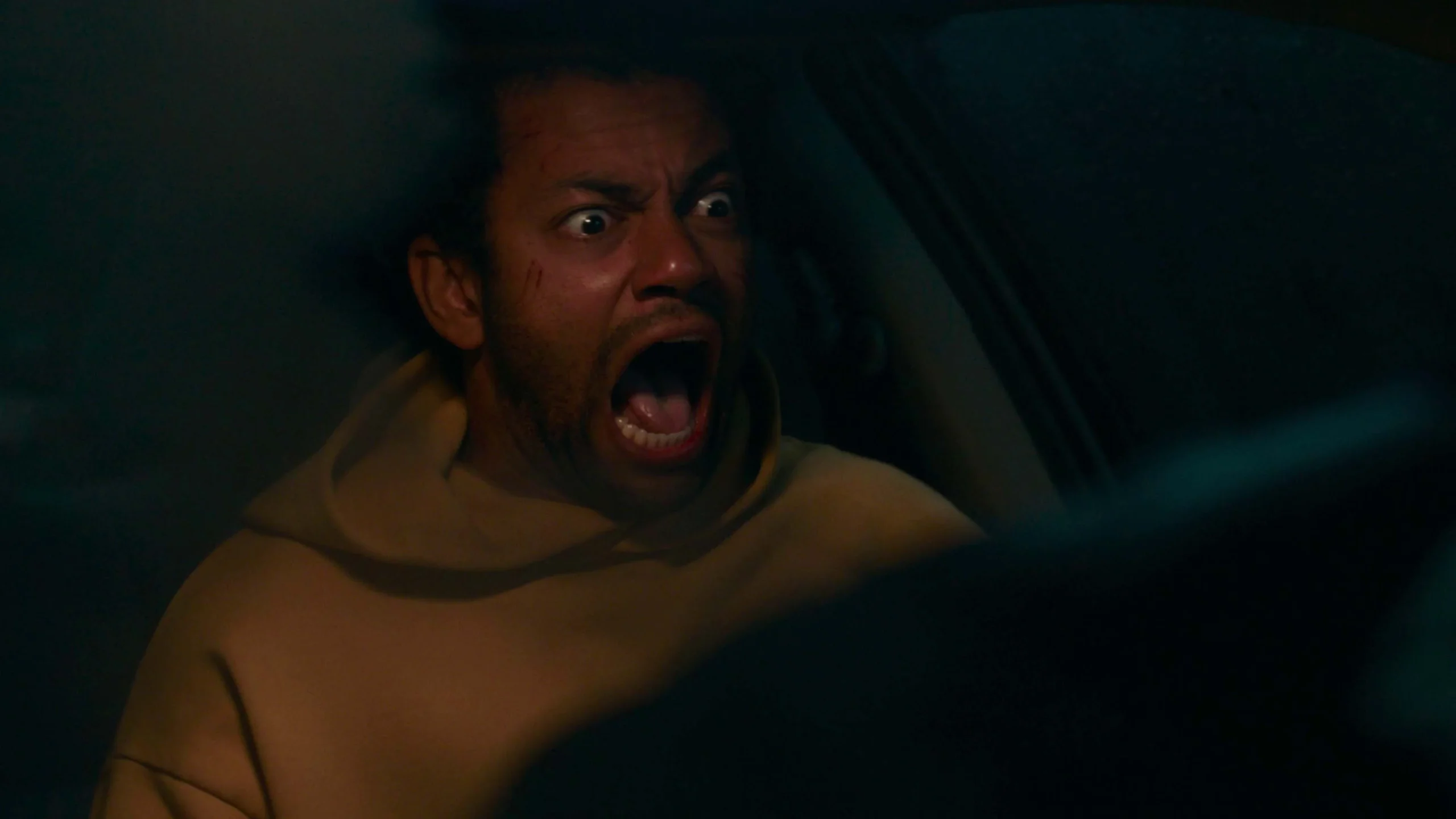 Passenger 2026 Cold Open Scream scaled Podcast: PASSENGER (2026) - Drive Home From The Drive-in Review 10 Passenger 2026 Cold Open Scream scaled